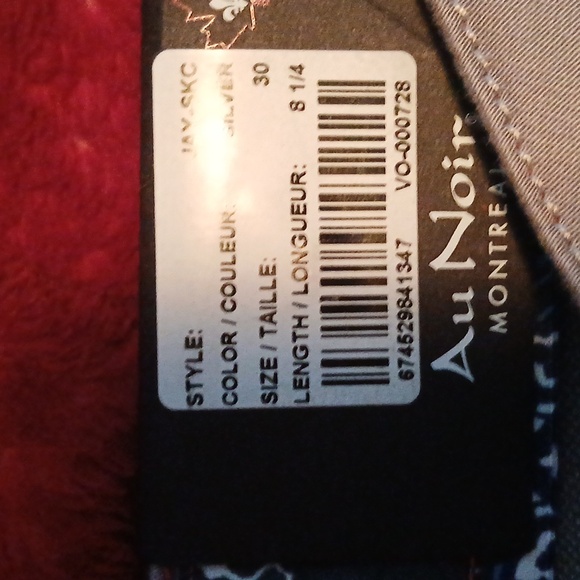 Au Noir Jean Shorts Silver stretch Jay SKC 30 waist 8 ¼ inseam - Picture 3 of 8